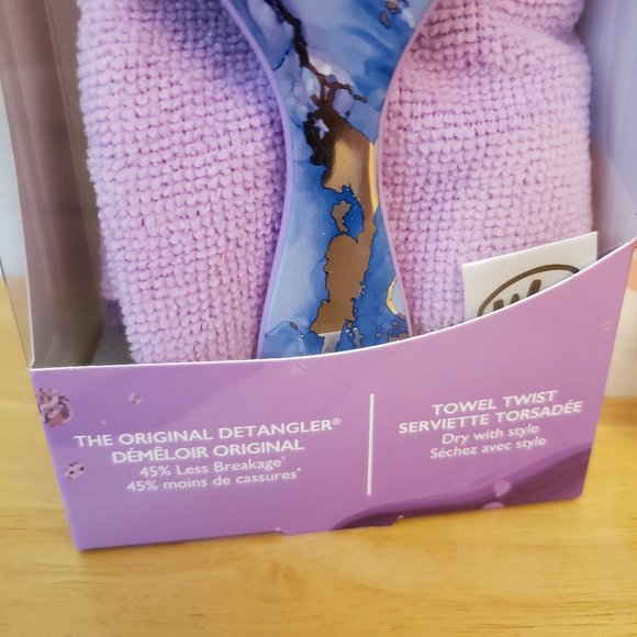 Wet Brush Detangle Hair Brush & Towel Twist + invisibobble Traceless Hair Ring - Picture 3 of 8